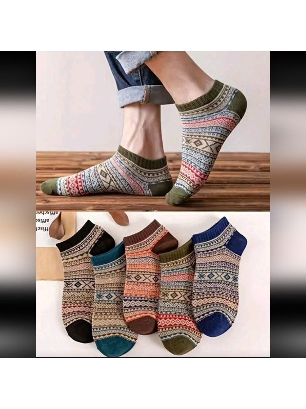 New 5 Pairs Of Women's Winter Socks